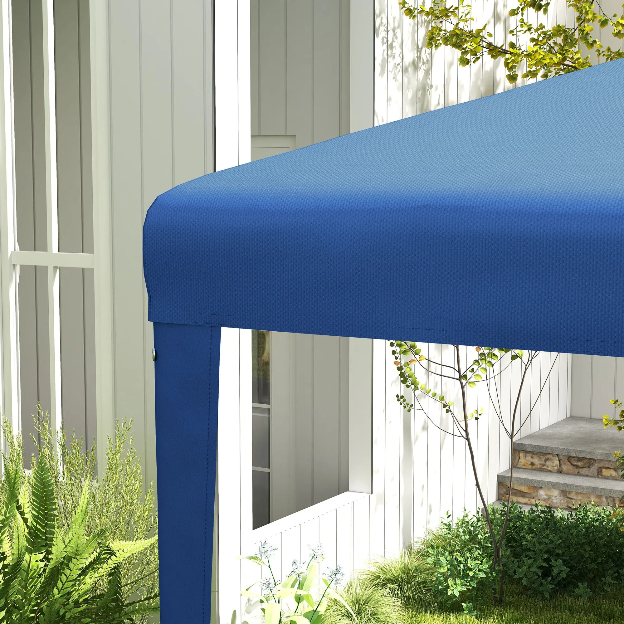 2.7m x 2.7m Garden Gazebo Marquee Party Tent Wedding Canopy Outdoor(Blue)