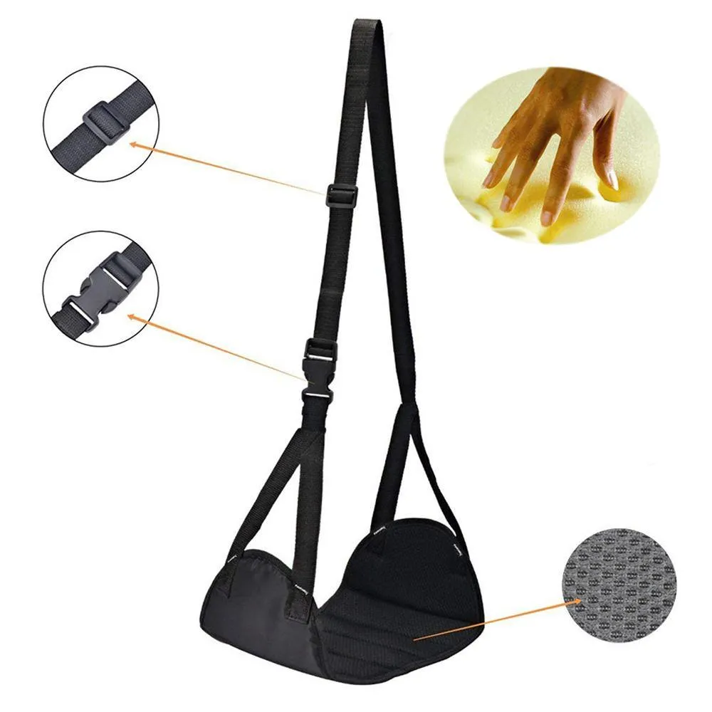 Airplane Footrest Portable Foot Hammock