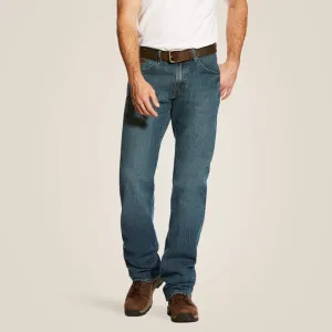 Ariat Mens Rebar M4 Relaxed DuraStretch Basic Boot Cut Jean
