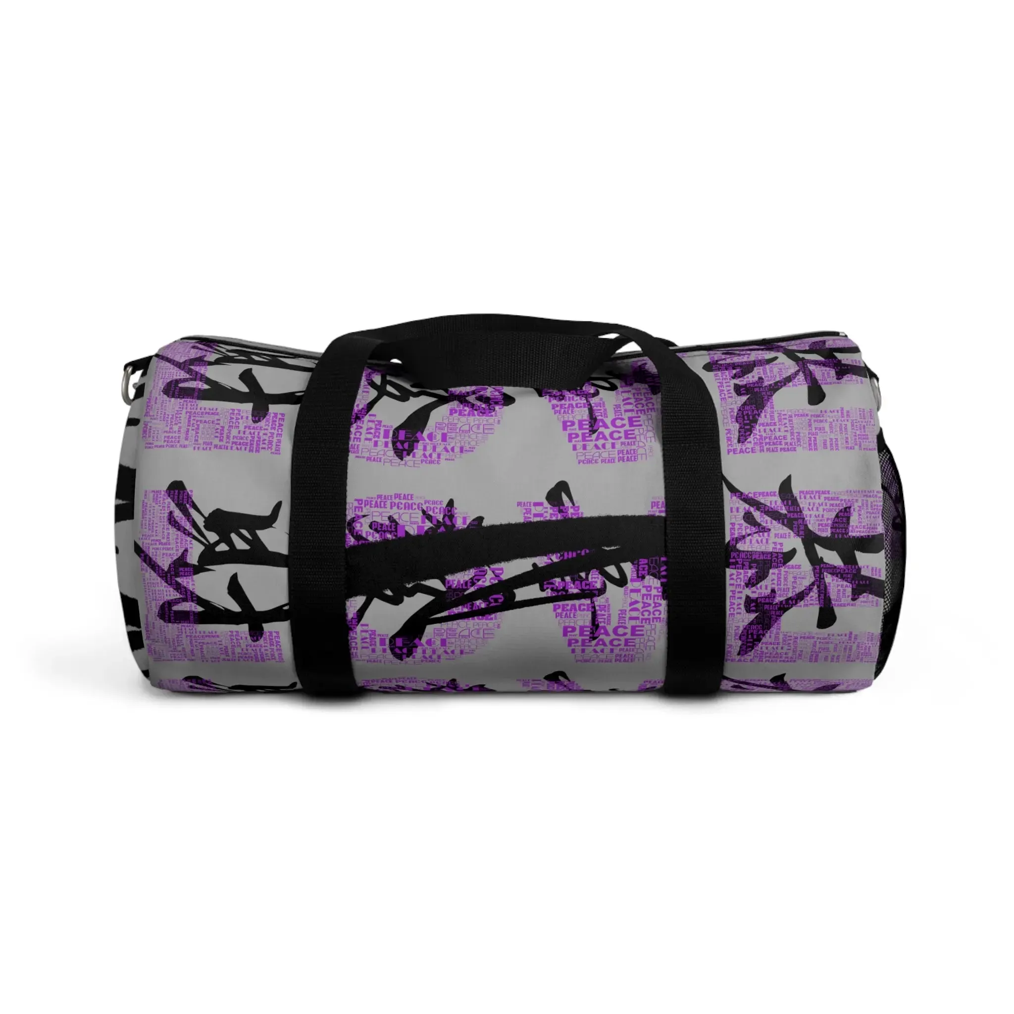 Bag Duffel Purple & Black Graffiti