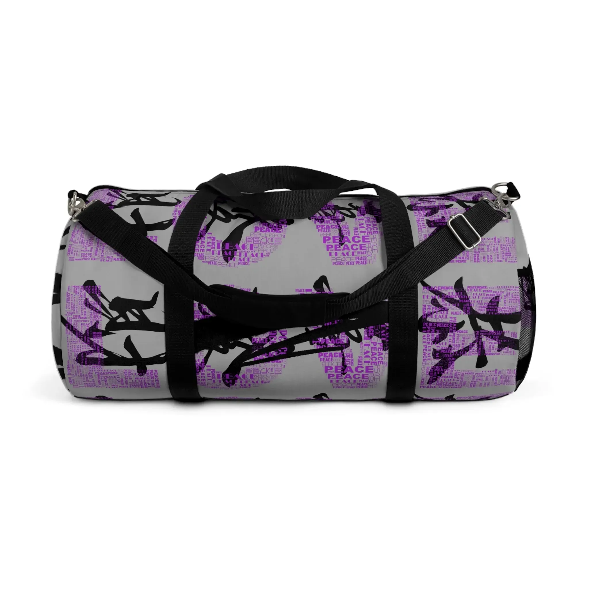 Bag Duffel Purple & Black Graffiti