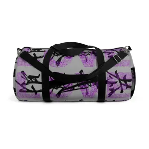 Bag Duffel Purple & Black Graffiti