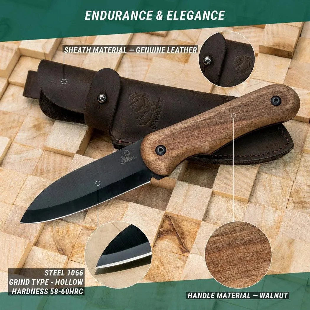 Beavercraft BSH5 Bushcraft Knife