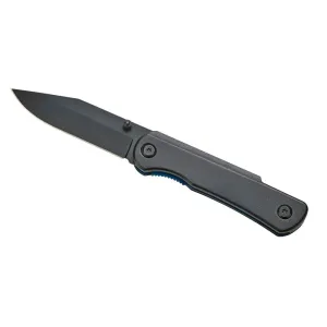 Black Pocket Knife With Blue Accents, 4" L by Creative Gifts