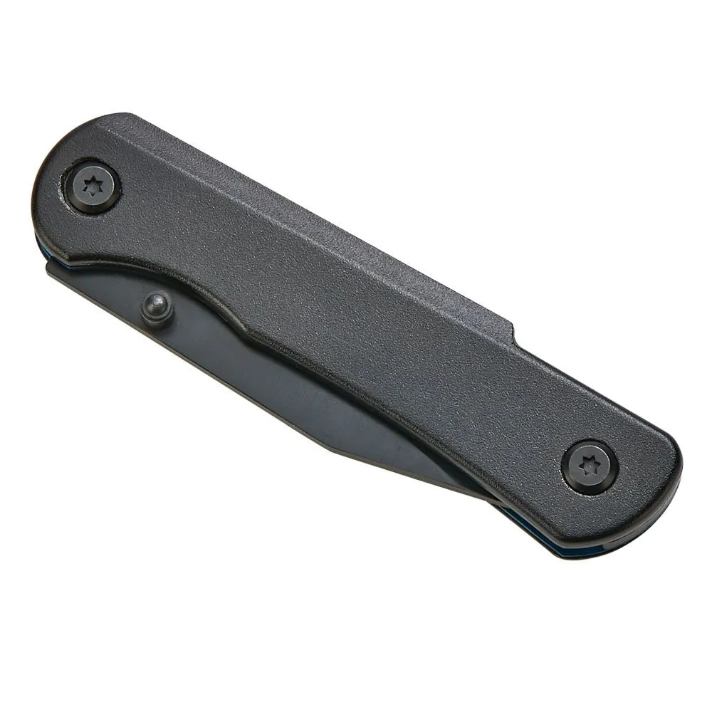 Black Pocket Knife With Blue Accents, 4" L by Creative Gifts