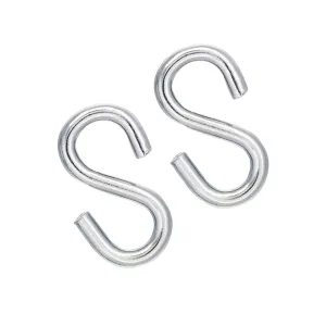 Bliss Hammocks HA-SHKS Set of 2 S-Hooks | For Use W/ Hammock & Hammock Chairs