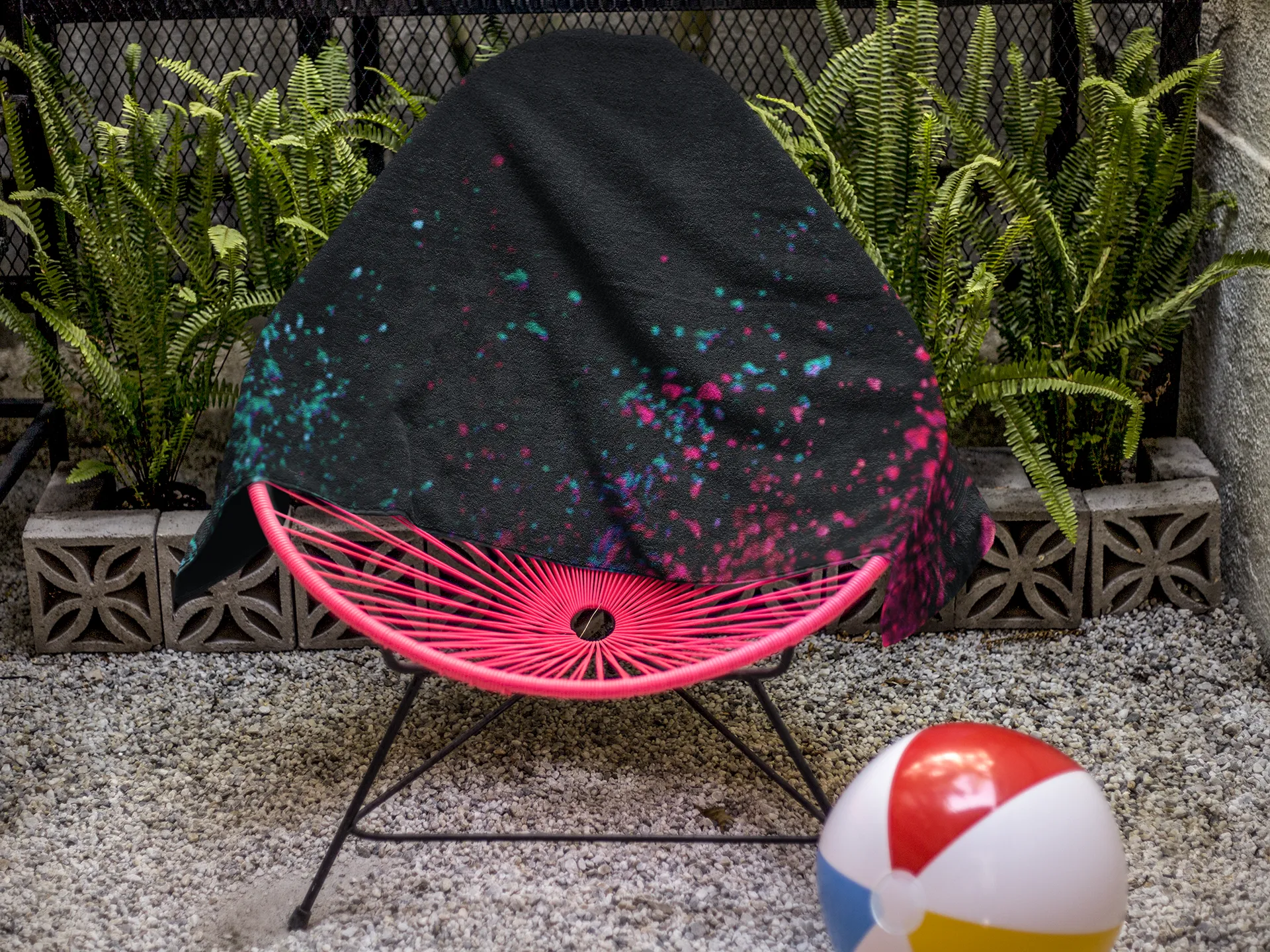 Boho beach blanket fringed wrap pool towel cover-up XL 6.5 ft black   Serape Olé stripes / La Bamba floral bouquet or pearl   cabana stripes