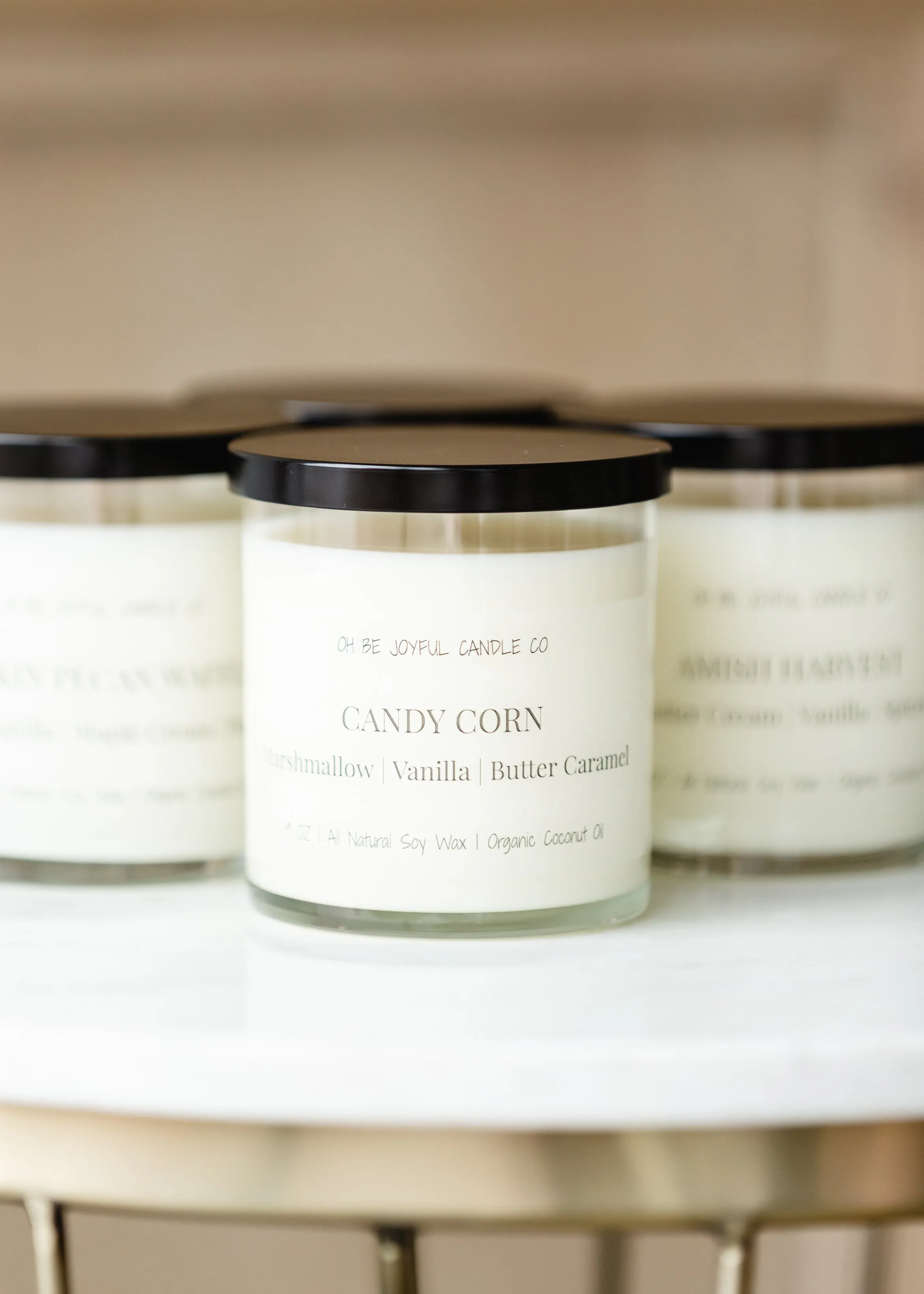 Candy Corn Soy Candle