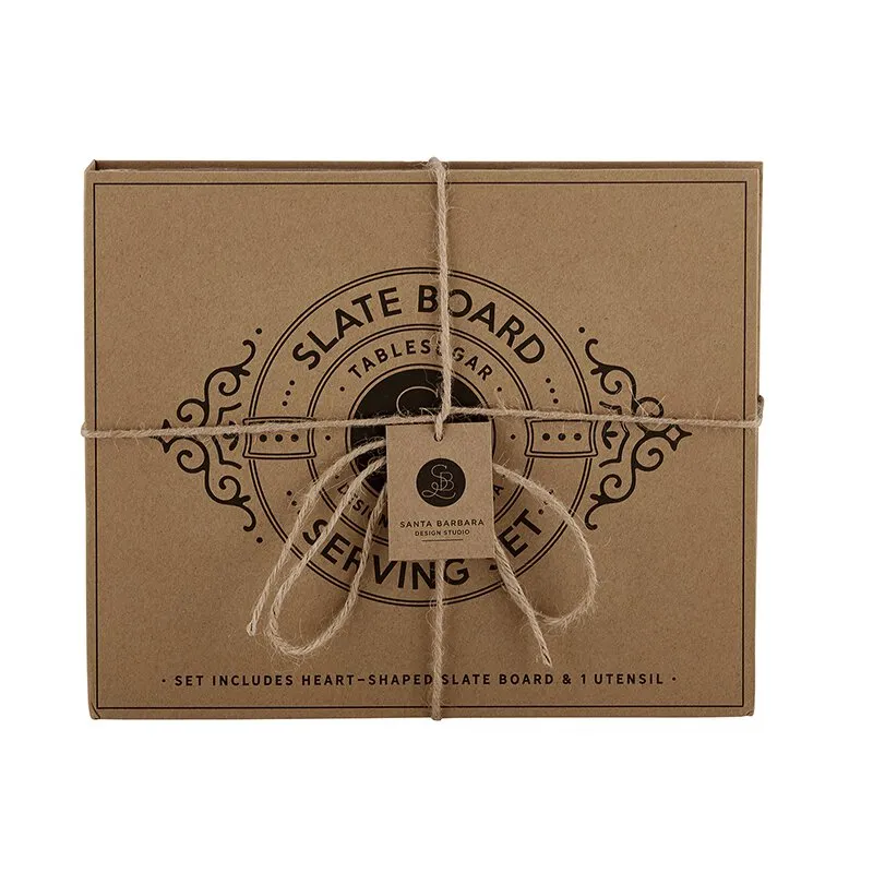 Cardboard Book Set - Slate Board Serving 2840
