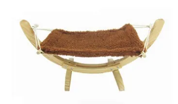Cat Hammock Wooden Bed Pet Supplies / Hamaca para gatos Cama de madera Suministros para mascotas
