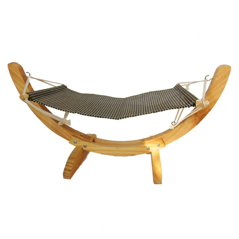 Cat Hammock Wooden Bed Pet Supplies / Hamaca para gatos Cama de madera Suministros para mascotas