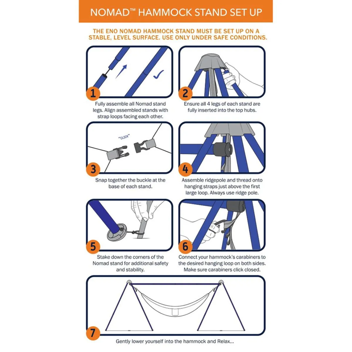 Eagles Nest Outfitters Nomad Hammock Stand