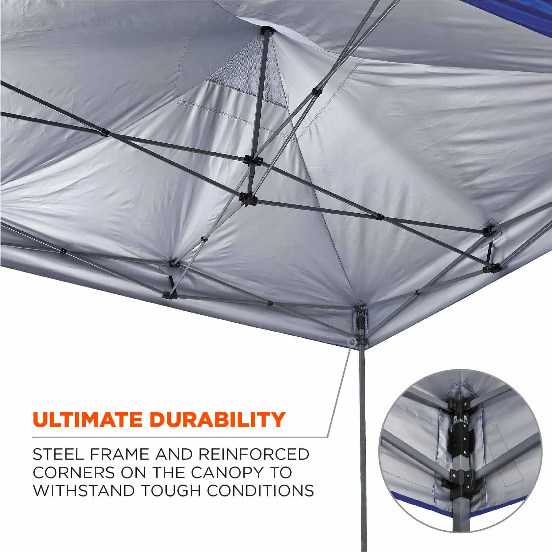 Ergodyne 12905-PALLET 6000 Pallet of 20 Blue Heavy-Duty Pop-Up Tent - 10ft x 10ft