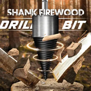 Fire Wood Log Splitter Wood Splitter Drill Portable Wood Cut Tool for Hand Drill Stick
