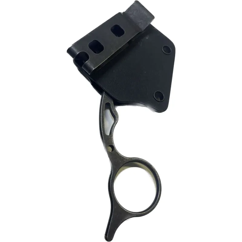 Fixed Blade Knife, MINI Karambit Claw Knife Steel Blade and Kydex Sheath - Tactical Knife for Police, Security, Self Defence, Hiking, Survival, Camping Outdoor Utility Knife with K Sheath (Dark)