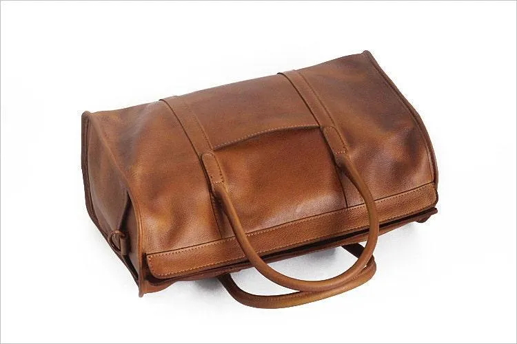 Full Grain Leather Duffel Bag, Women/Men Leather Weekender Bag, Leather Travel bag, Gym bag, Overnight Bag, Leather Anniversary Gift