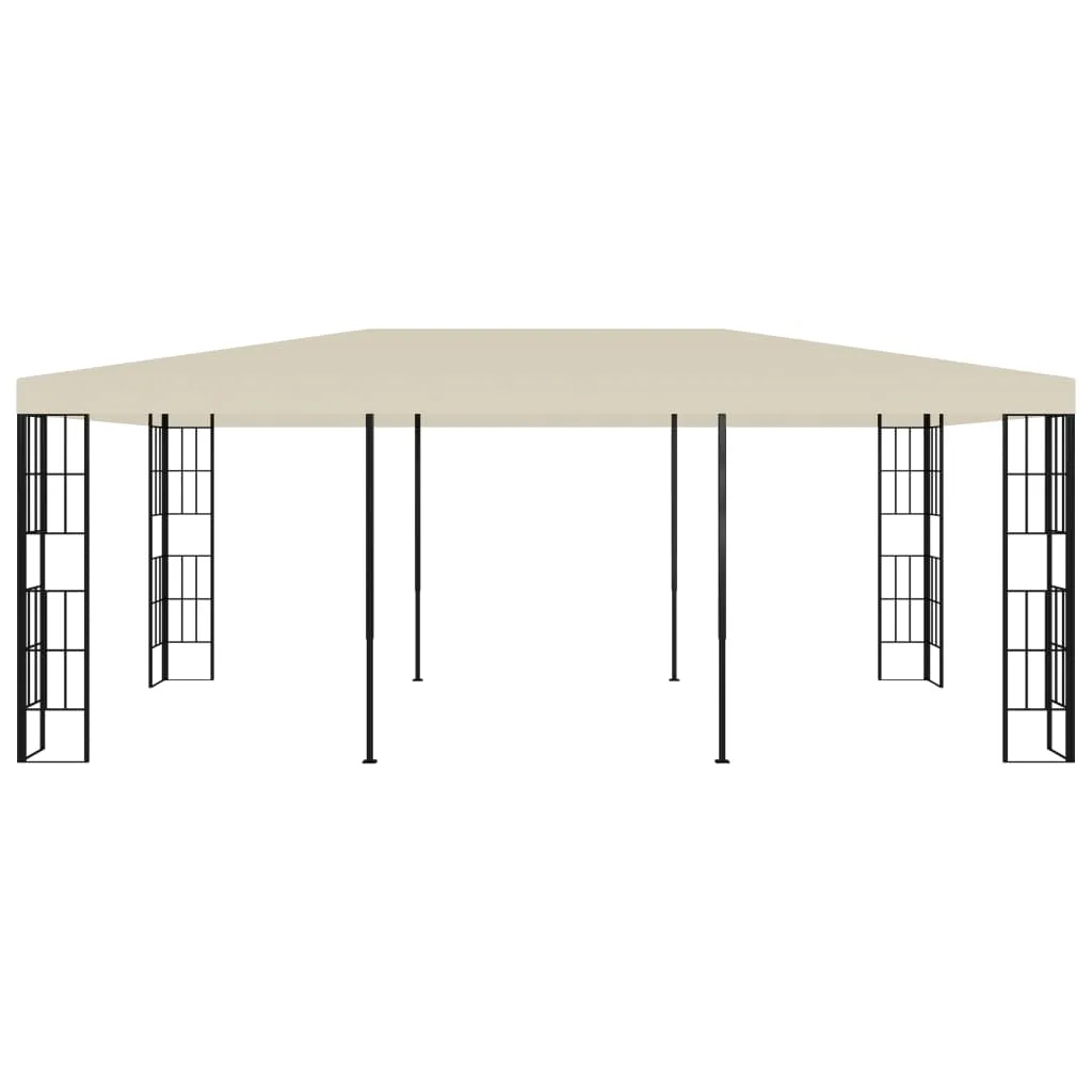 Gazebo 3x6 m Cream
