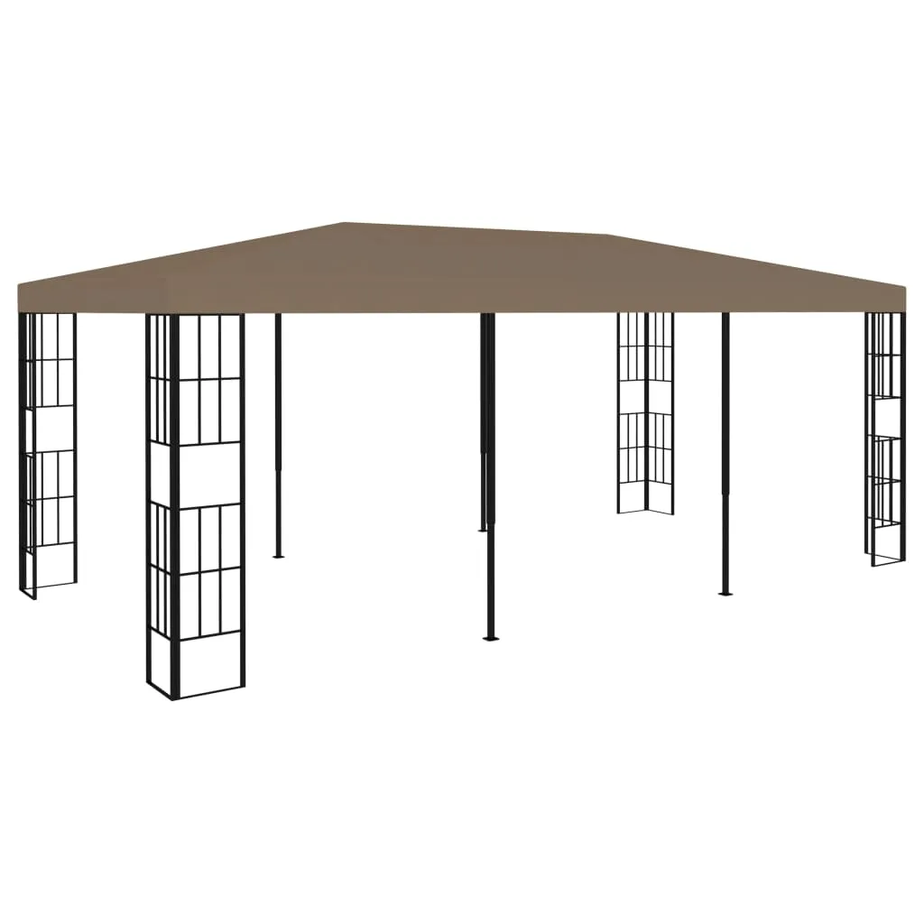 Gazebo 6x3 m Taupe