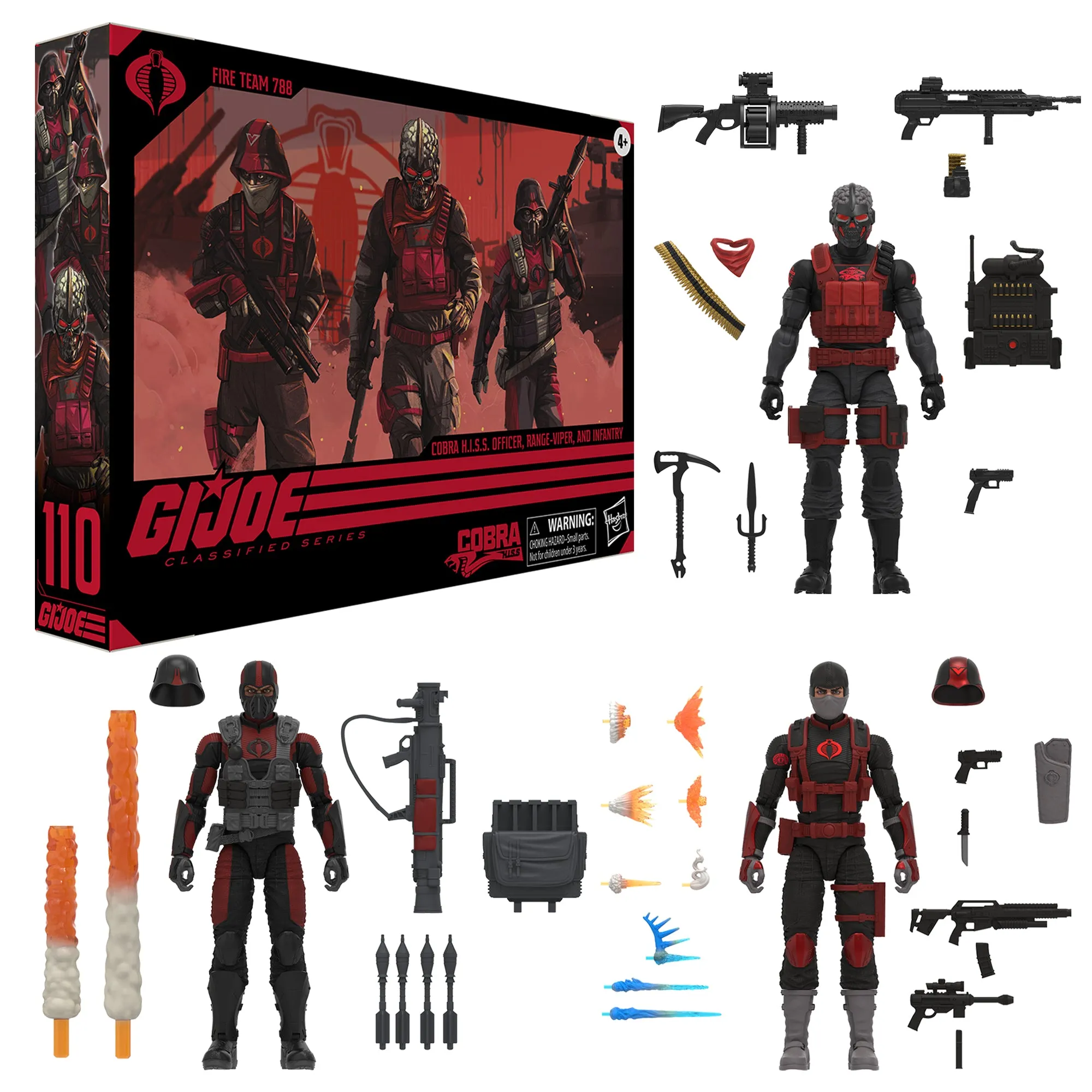 G.I. Joe Classified Series Cobra H.I.S.S. - Fire Team 788, 110