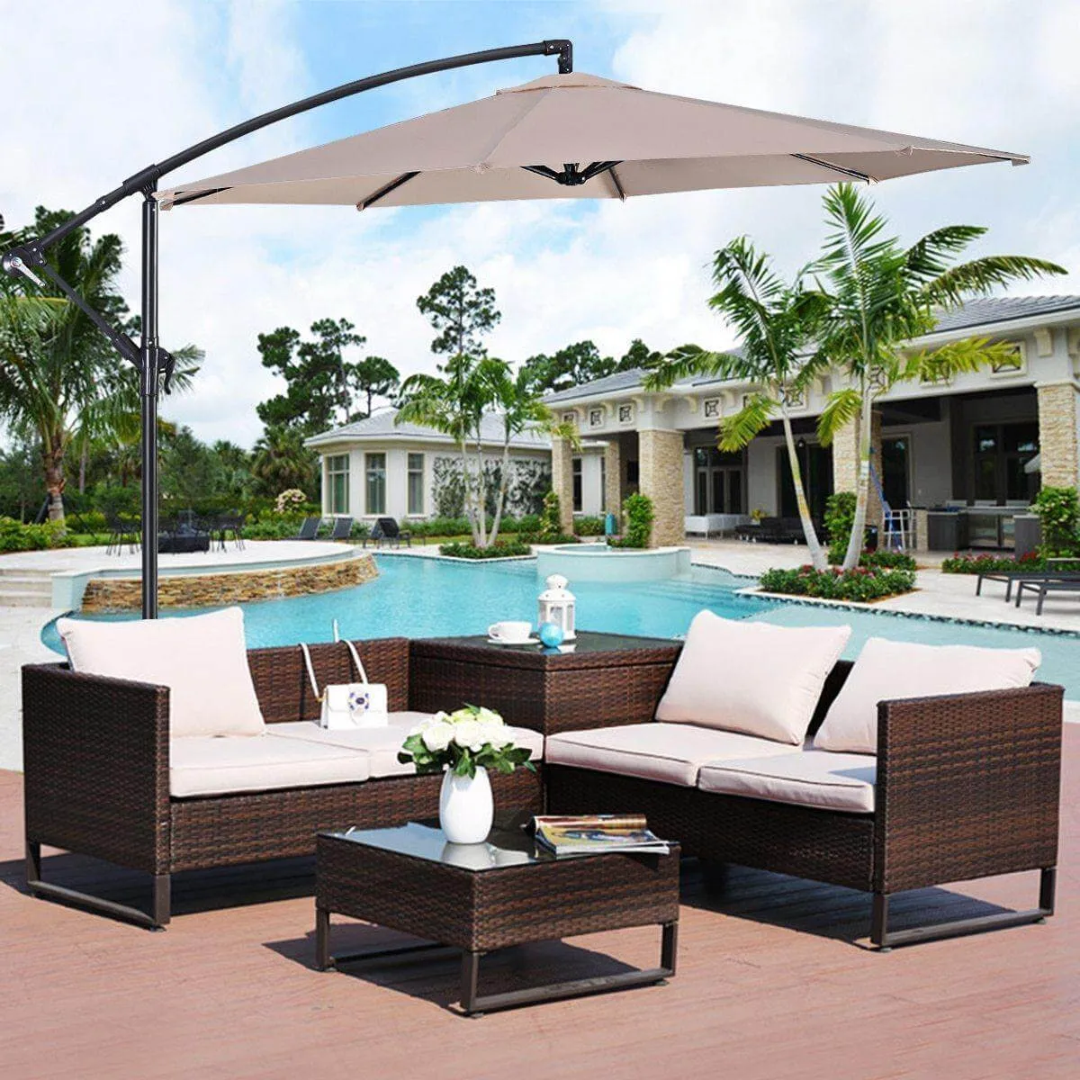 Giant Anti-UV Outdoor Hanging Umbrella
