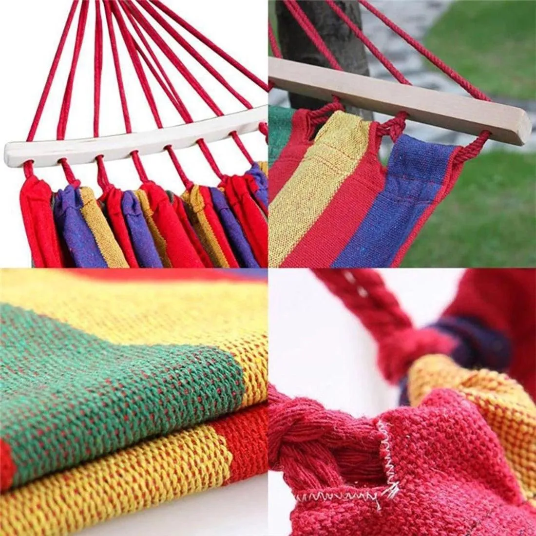 Indoor Outdoor Portable Canvas Hammock