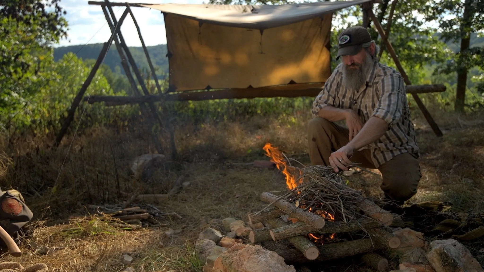 Into the Ozarks: Bushcraft Film with Joshua Enyart – Bushcraft Skills (Streaming, USB, and DVD)