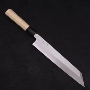 Kiritsuke White steel #2 Kasumi Buffalo Magnolia Handle 240mm