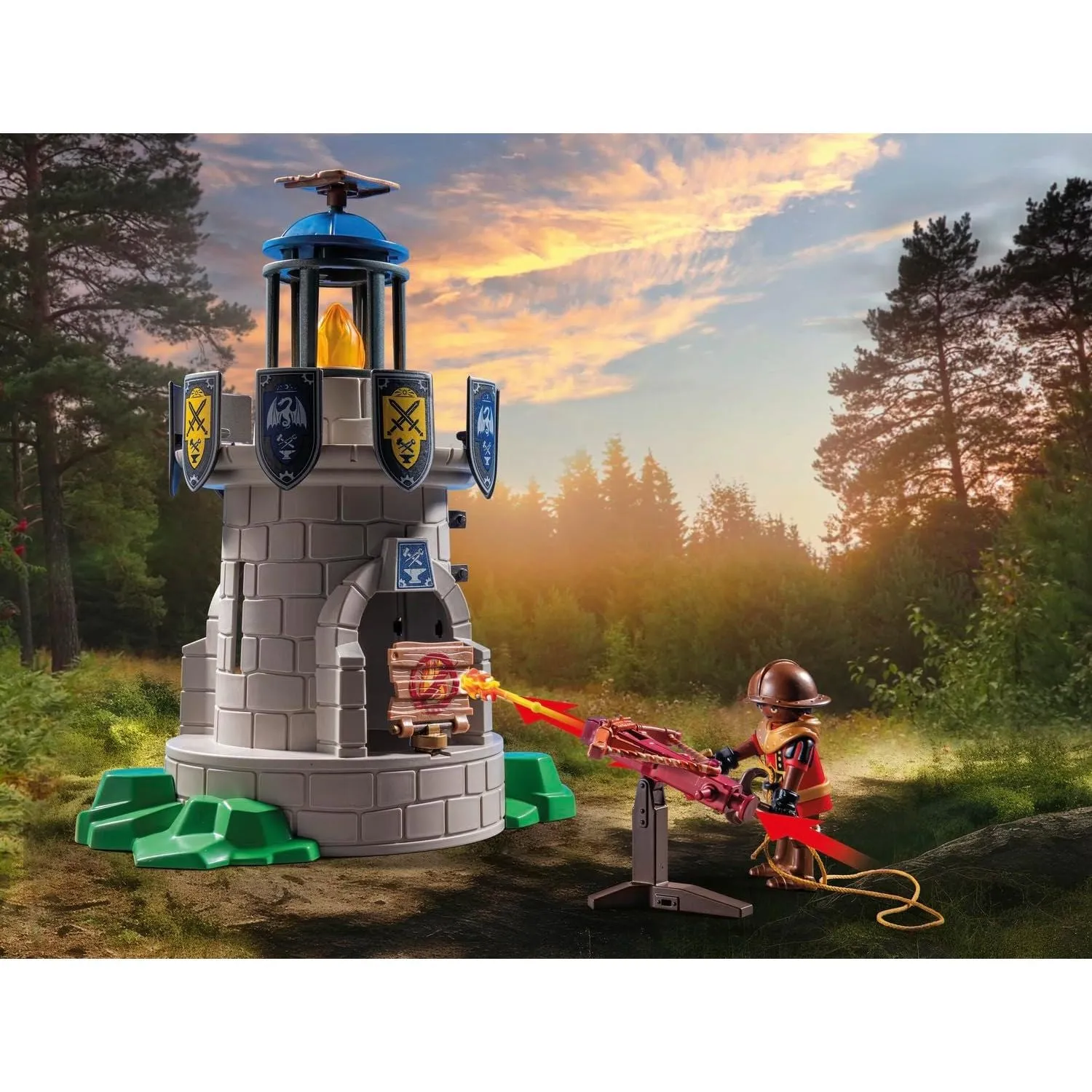 Knight's Tower with Smith & Dragon 71483