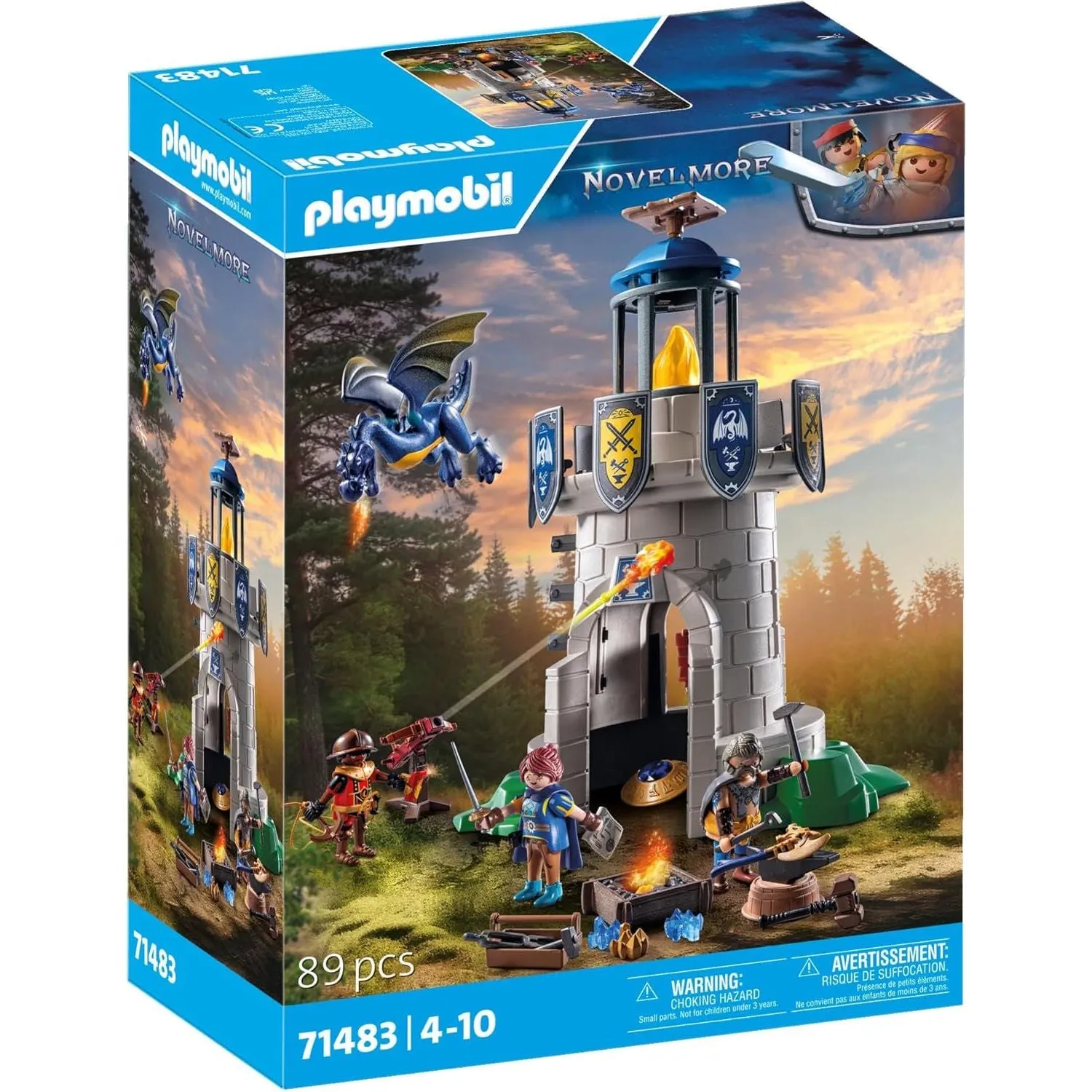 Knight's Tower with Smith & Dragon 71483