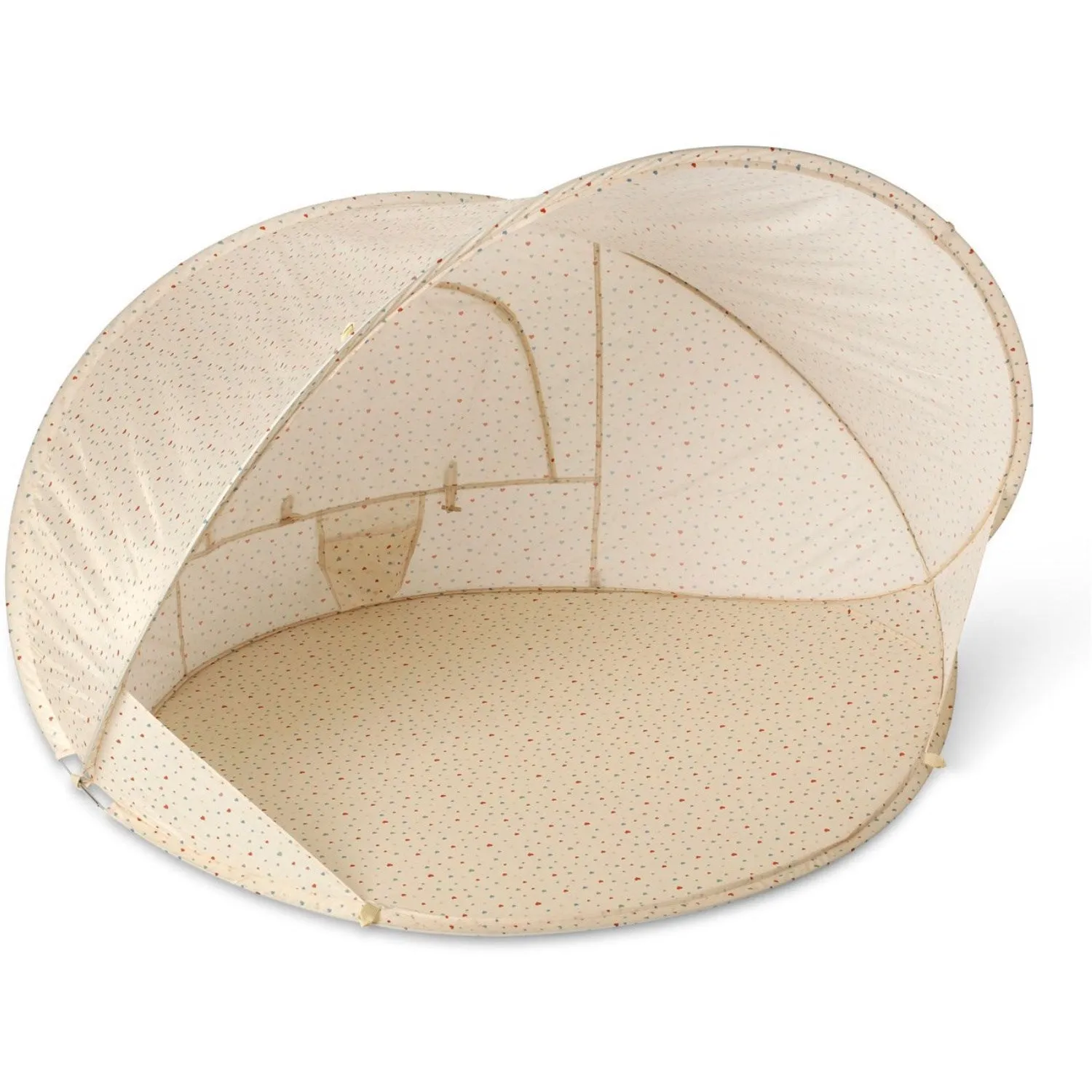 Konges Sløjd Beach Tent Pop Up Anti Uv 50  Multi Hearts