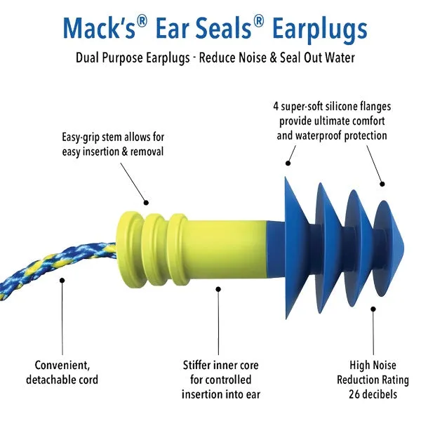 Mack's Ear Seals Ear Plugs