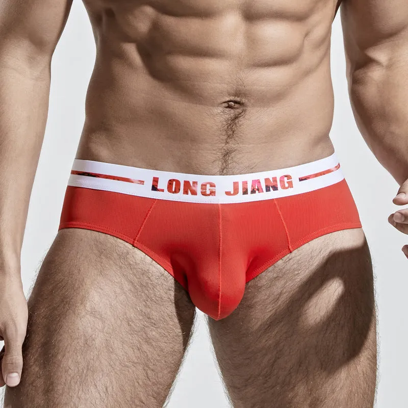 Mens Ice Silk Quick-drying Briefs