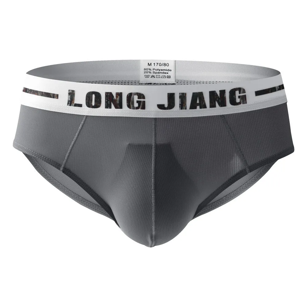 Mens Ice Silk Quick-drying Briefs