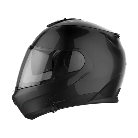 Nolan N100-6 Classic N-COM Gloss Black Motorcycle Helmet