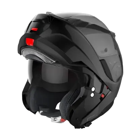 Nolan N100-6 Classic N-COM Gloss Black Motorcycle Helmet