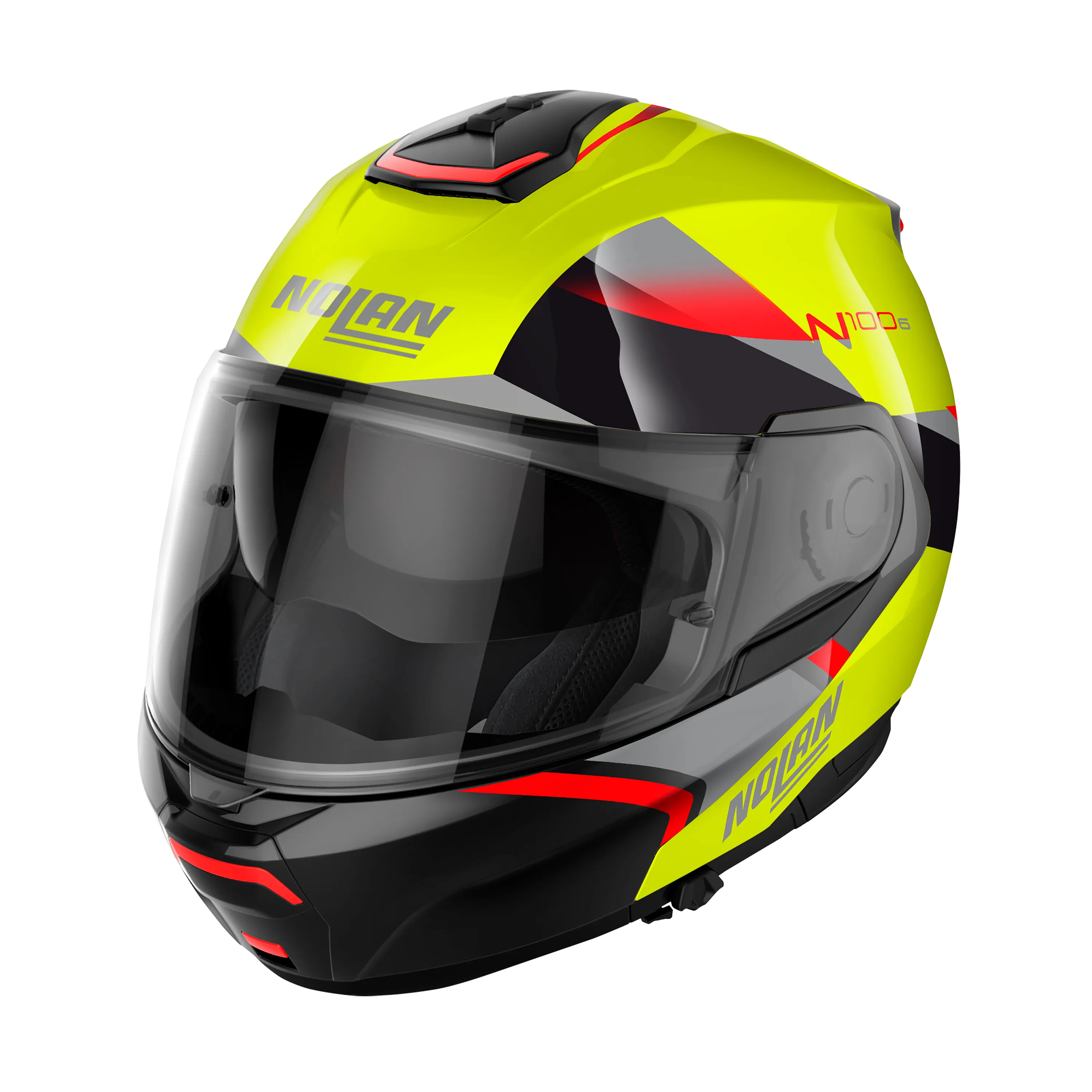 Nolan N100-6 Paloma LED Yellow Motorcycle Helmet