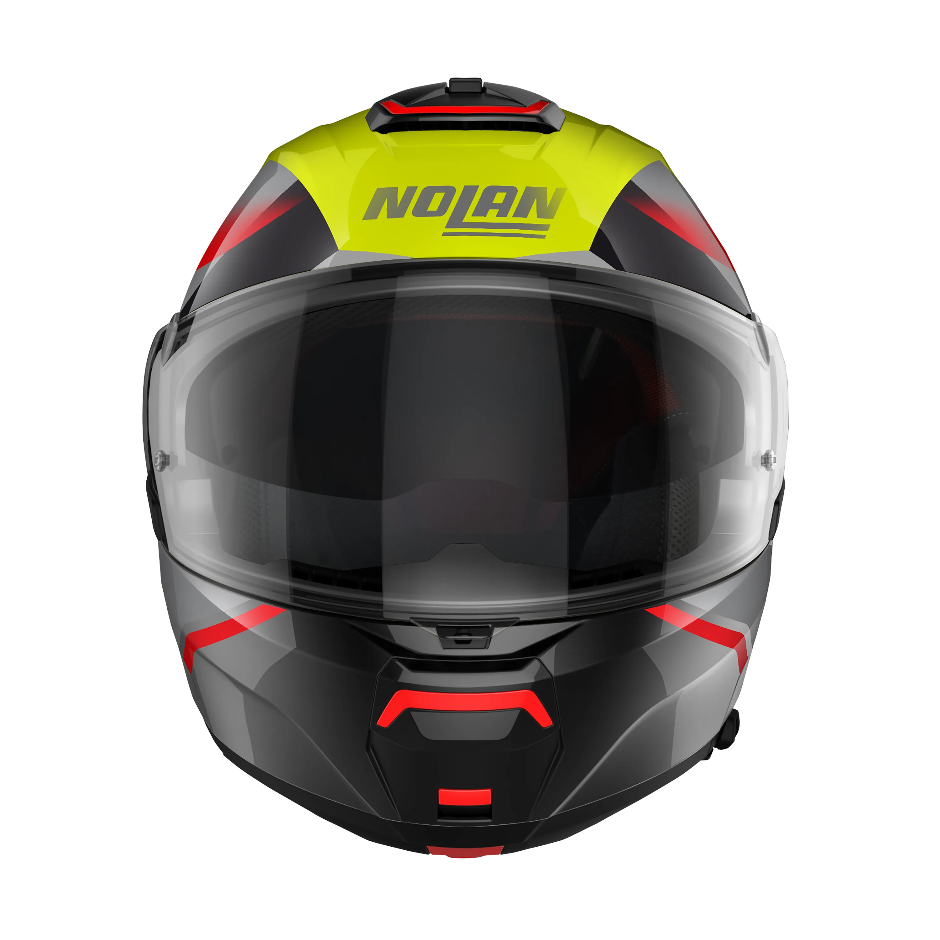 Nolan N100-6 Paloma LED Yellow Motorcycle Helmet