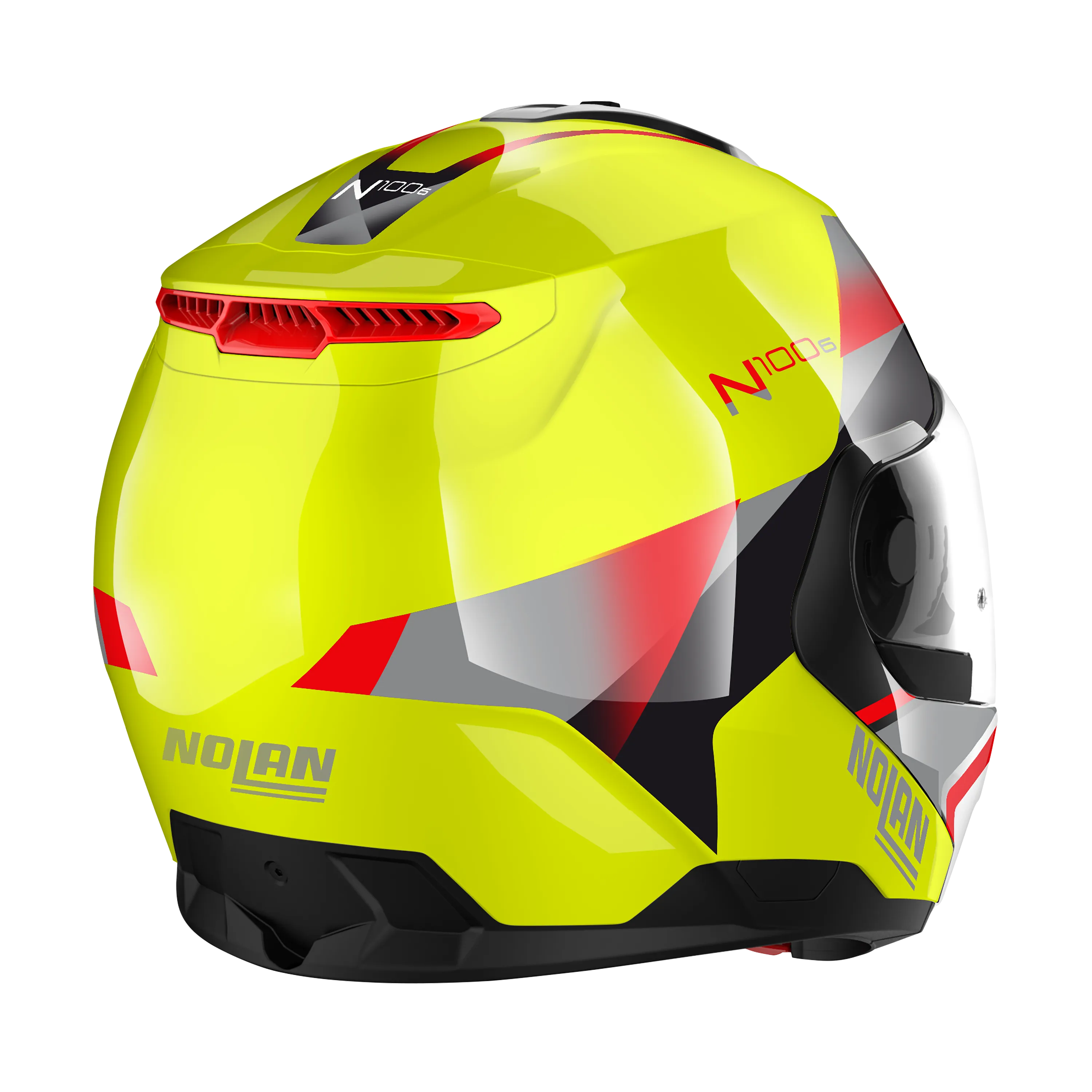 Nolan N100-6 Paloma LED Yellow Motorcycle Helmet