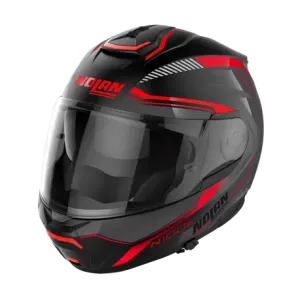 Nolan N100-6 Paloma N-COM Black Red Motorcycle Helmet