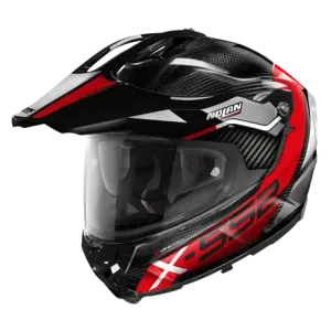 Nolan X-552 Adventure Dinamo Carbon Red Motorcycle Helmet