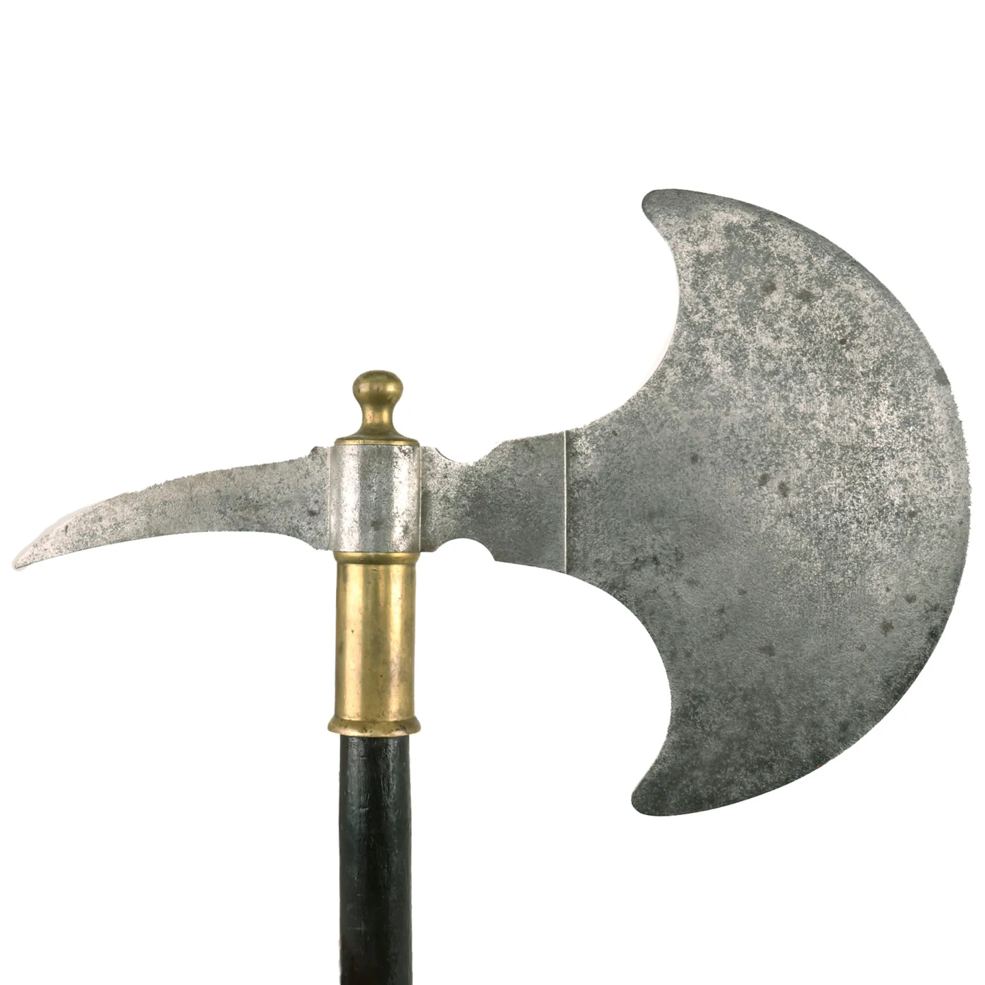 Original French Napoleonic Crimean War Era Sapper’s Dress Parade Axe With Original Buff Leather Cover