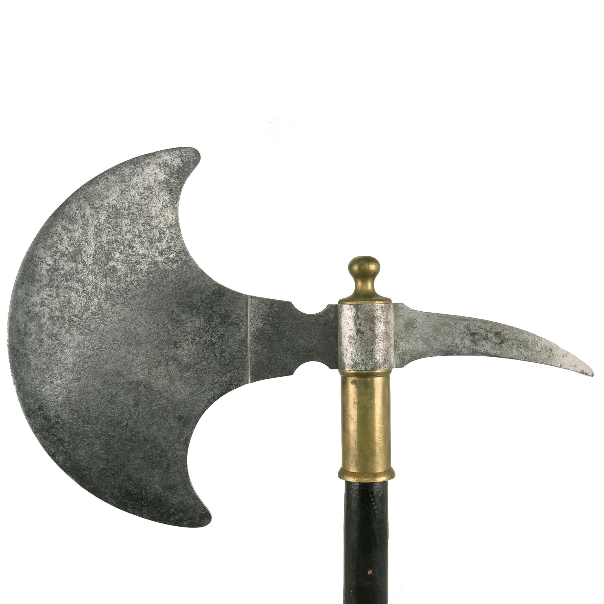 Original French Napoleonic Crimean War Era Sapper’s Dress Parade Axe With Original Buff Leather Cover