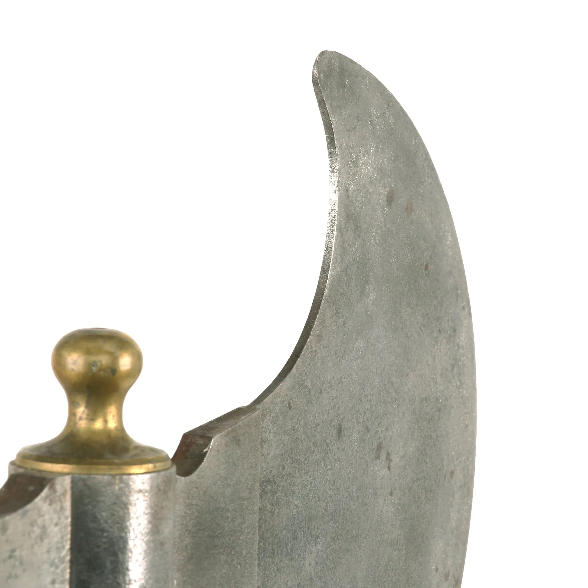 Original French Napoleonic Crimean War Era Sapper’s Dress Parade Axe With Original Buff Leather Cover