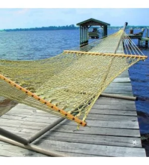 Pawleys Island Presidential Size Original DuraCord Rope Hammock - Tan