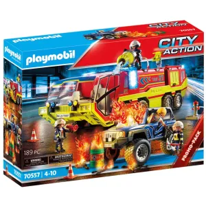 Playmobil 70557 City Action Fire Engine With Truck Promo-Pack