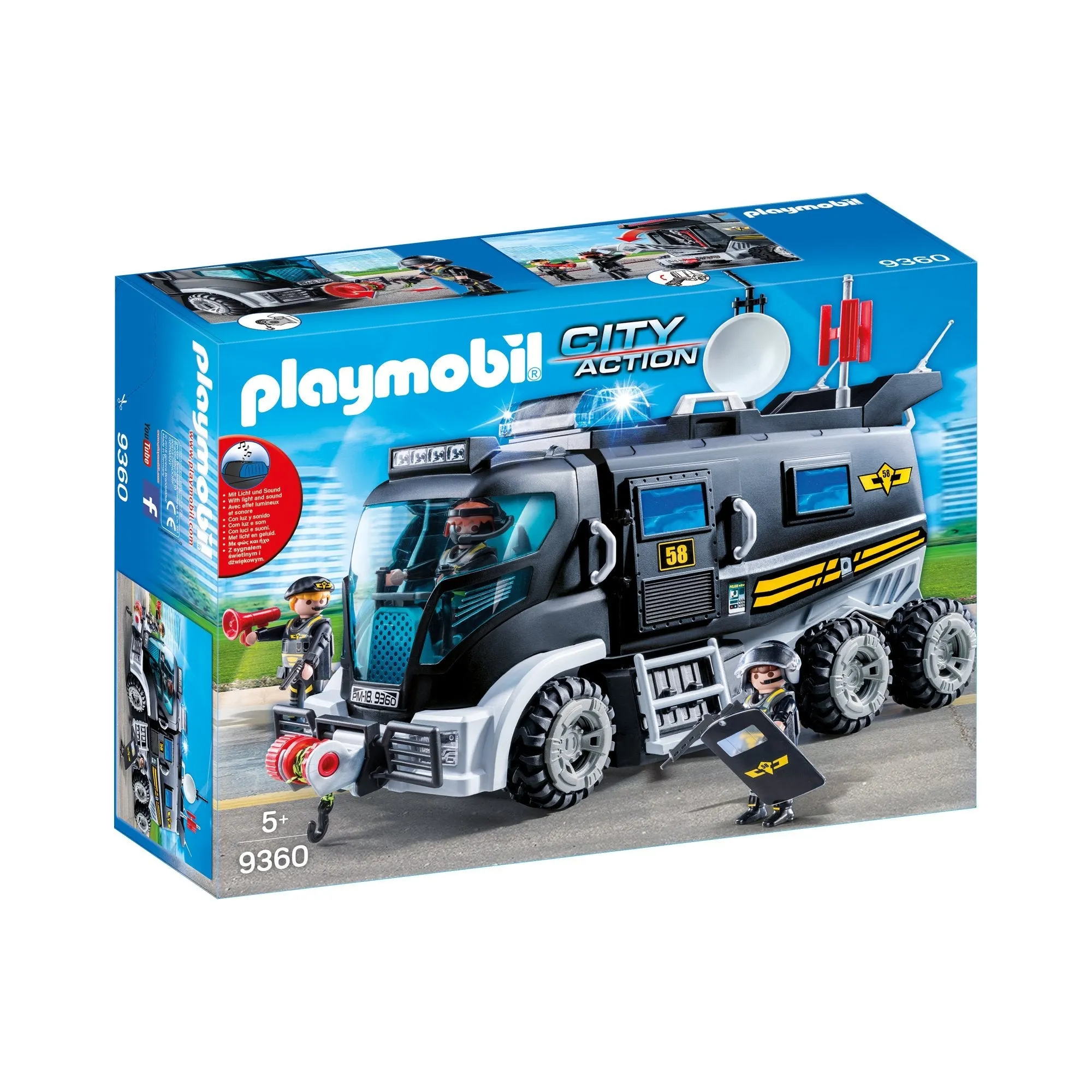 Playmobil 9360 City Action Tactical Unit Truck