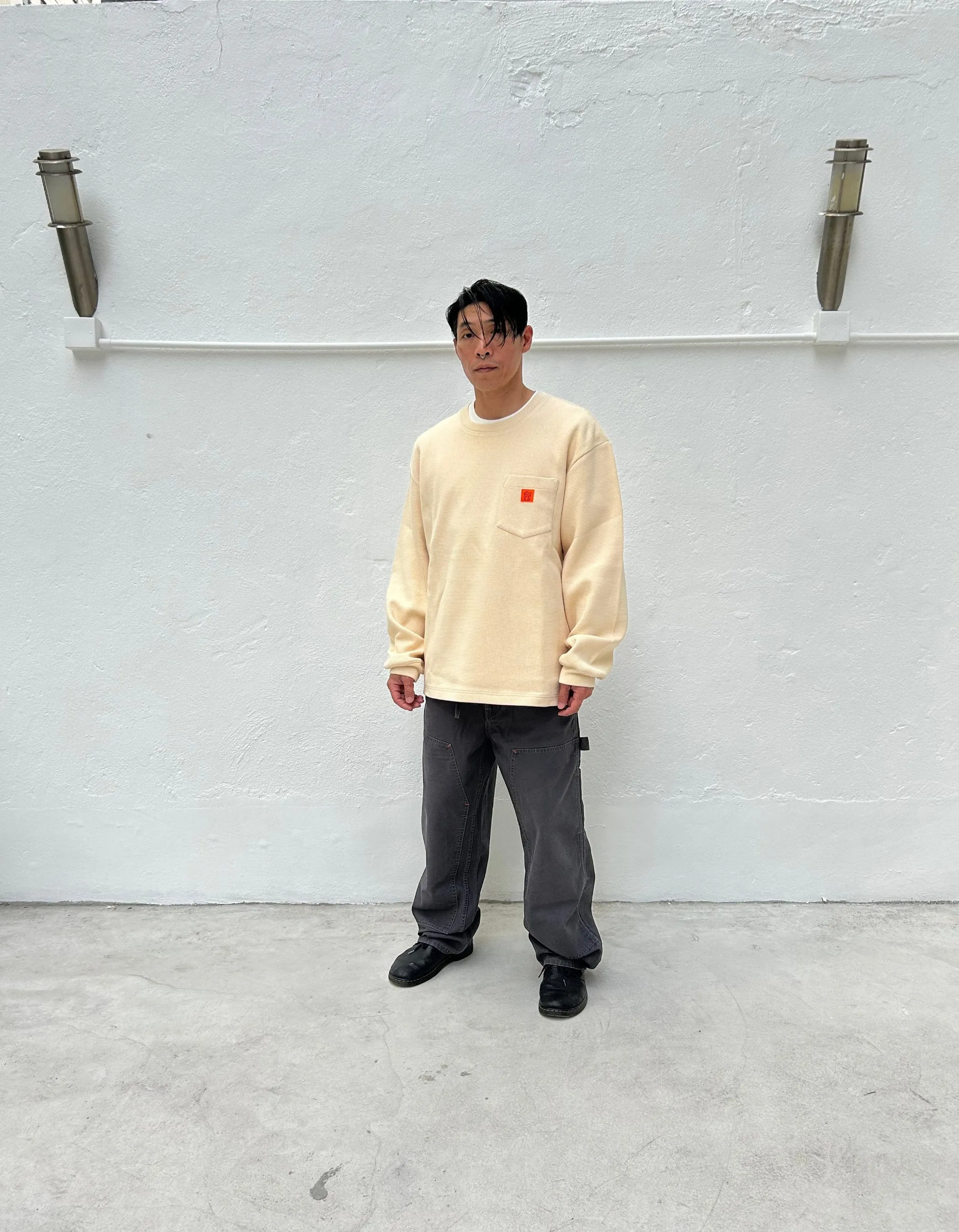 POCKET HEAVY WEIGHT WAFFLE CREW