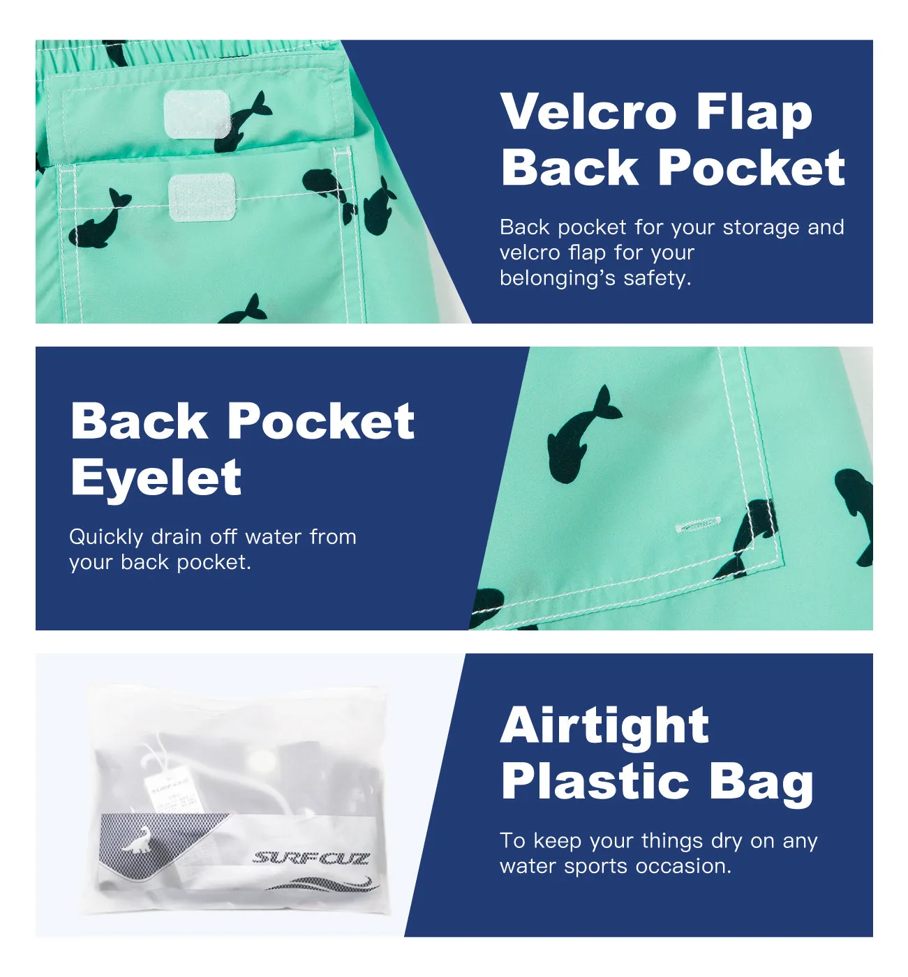 Quick-drying Swim trunks Palms