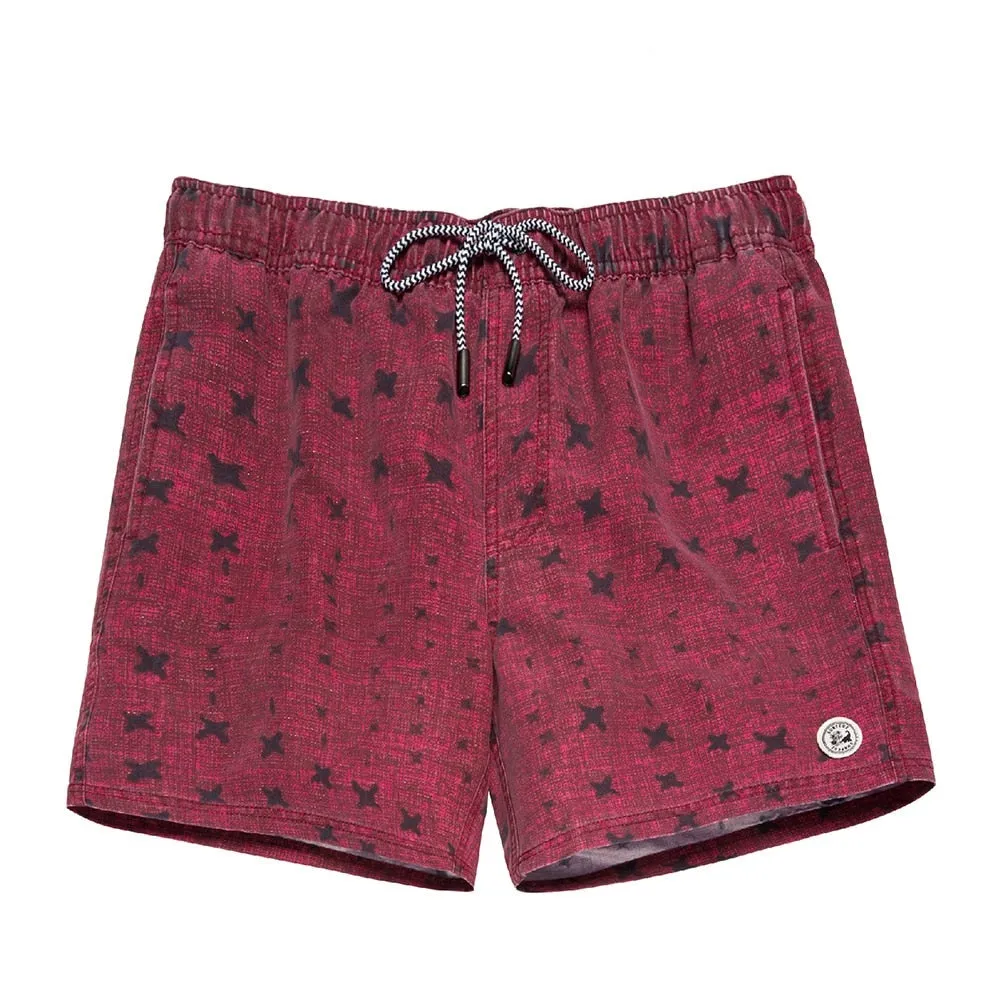 Quick-drying Swim Trunks RedStars