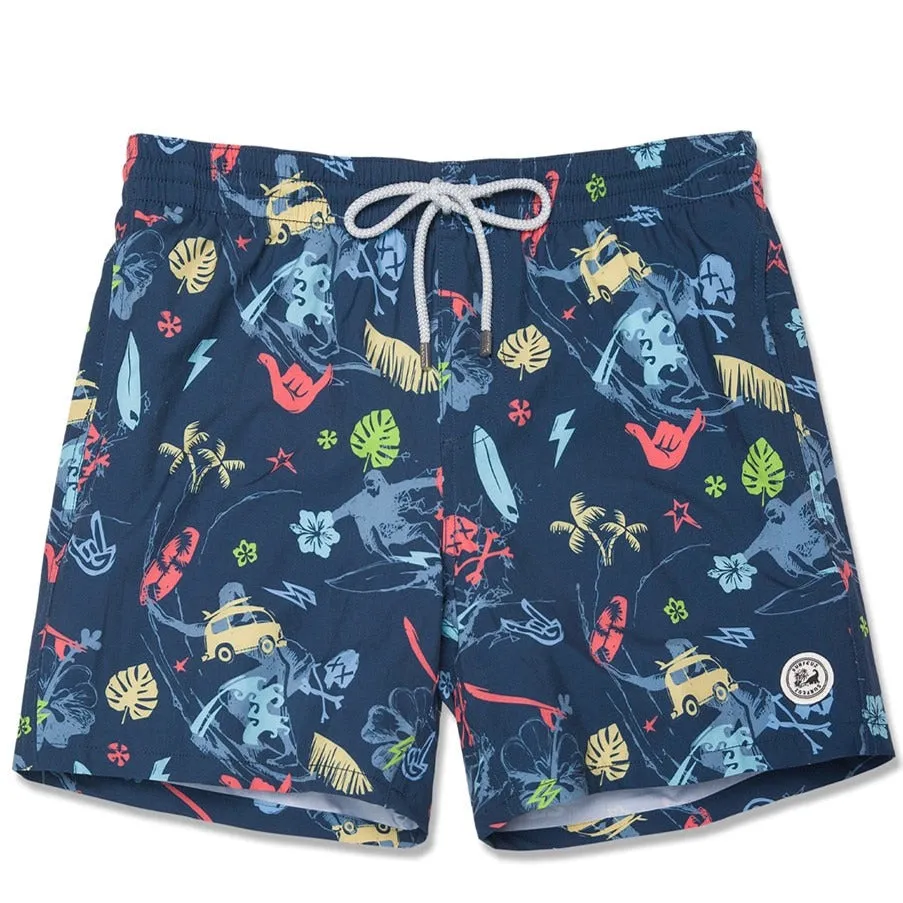 Quick-drying Swim Trunks Sealife